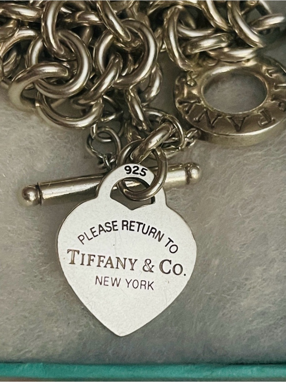 Tiffany & Co. Silver Heart Toggle (Return To Sender) Necklace - Picture 8 of 8